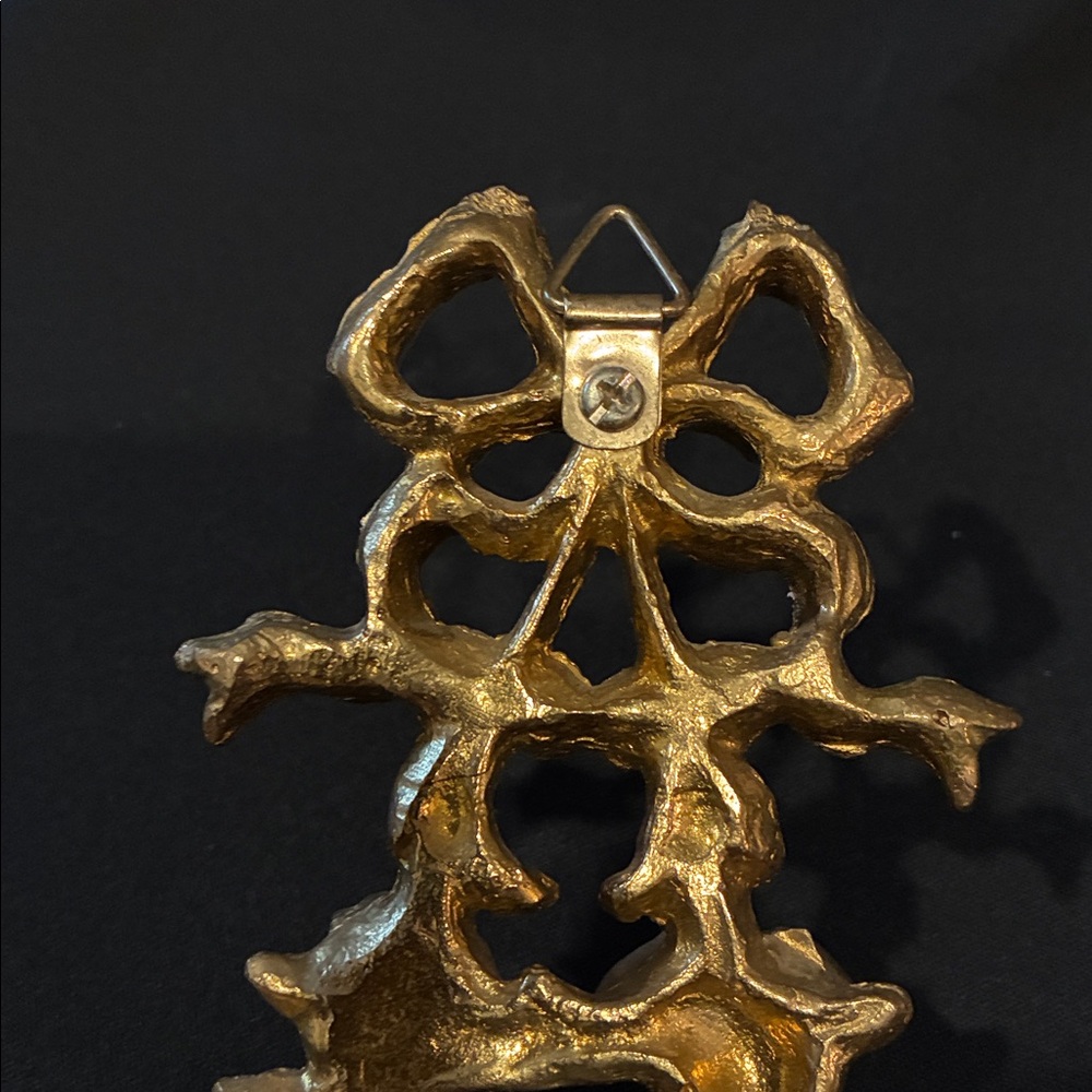 Brass bow Decorative Wall Accents - Picture 3 of 4
